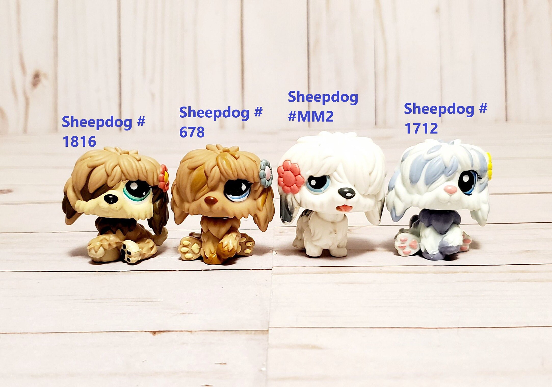 Littlest Pet Shop LPS Authentic Sheepdog 1816 678 Magic Etsy