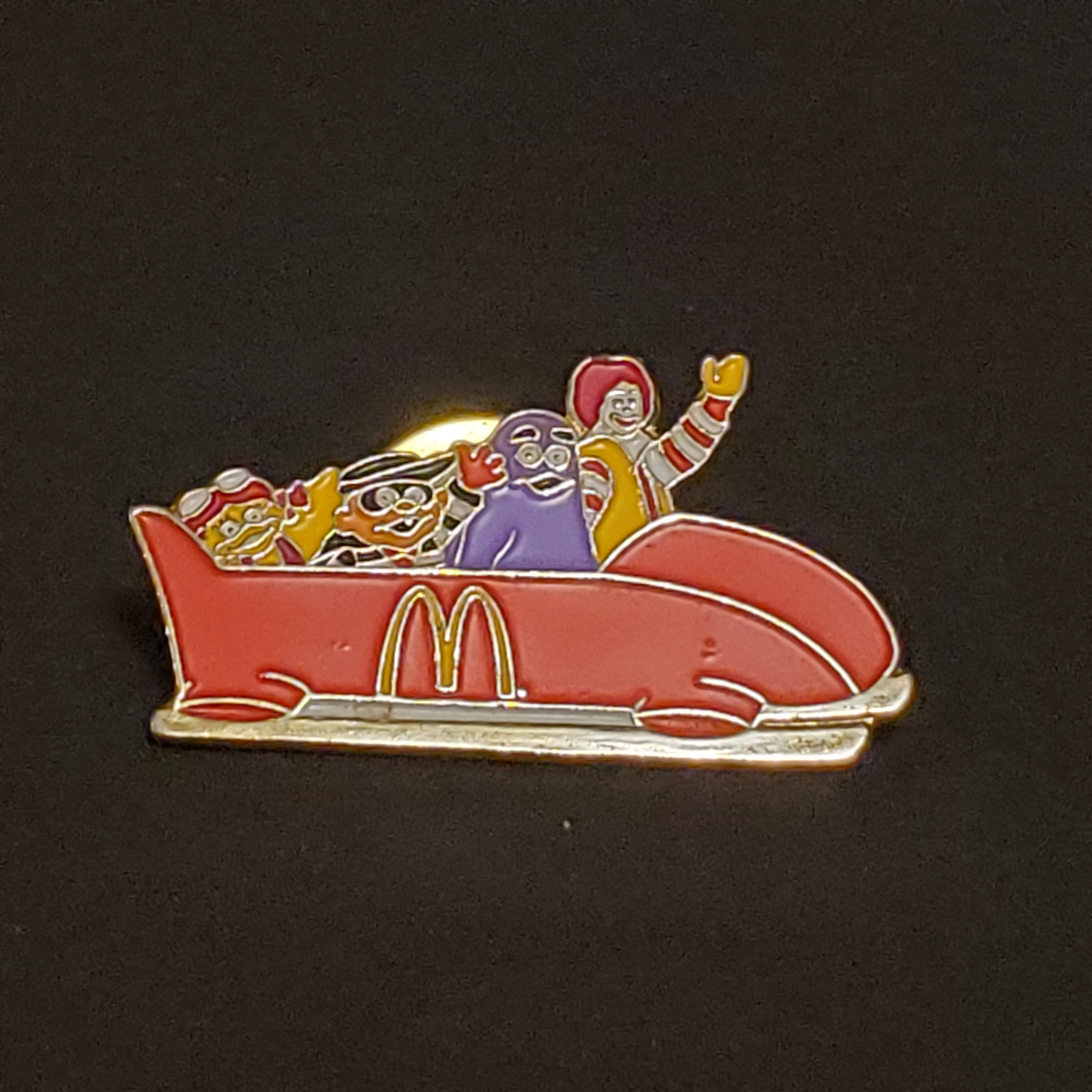 Vintage McDonalds Enamel Lapel Pin Employee Badge Ronald Etsy