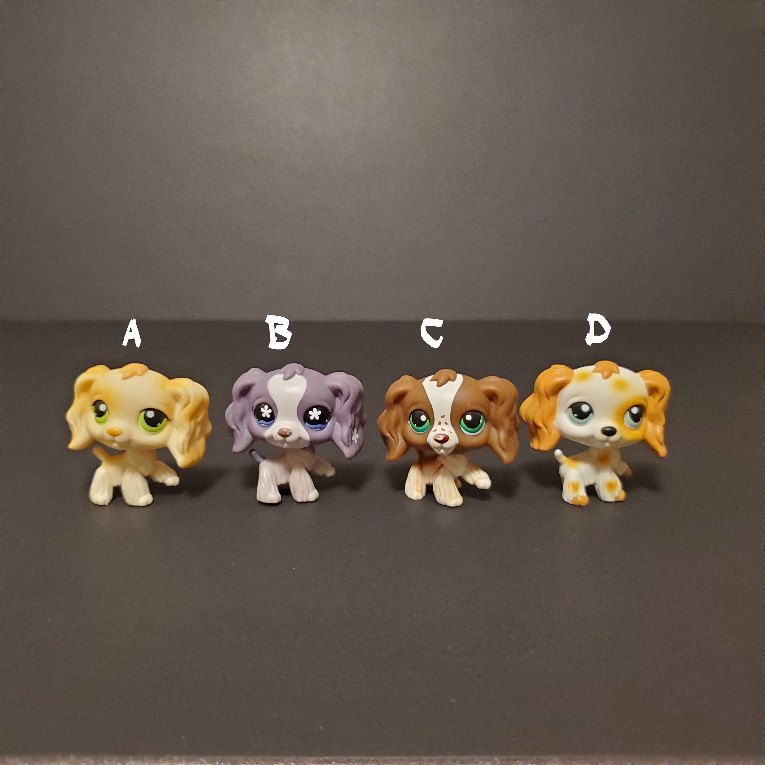 Littlest Pet Shop LPS Authentic Cocker Spaniel Dogs 347 Etsy