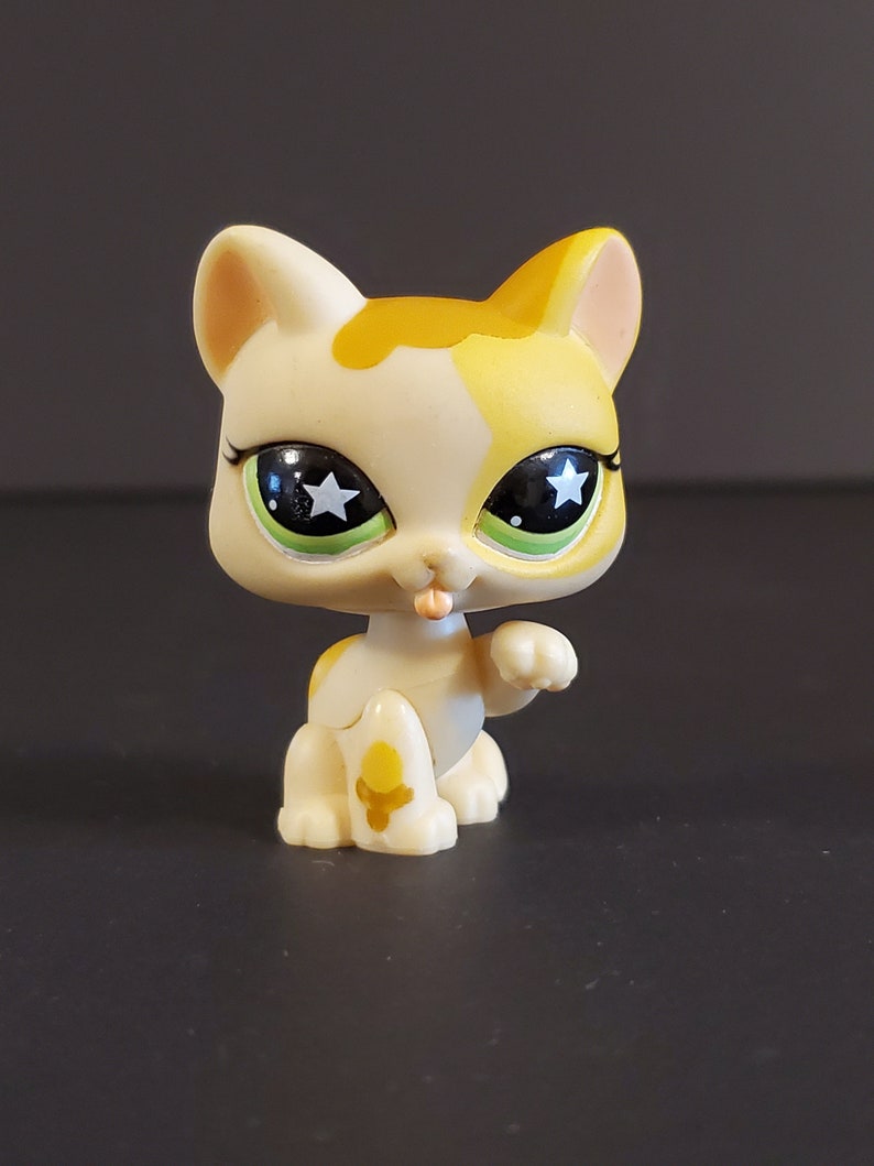 Littlest Pet Shop LPS Authentic 832 Cream Or Tan kitty Cat Etsy