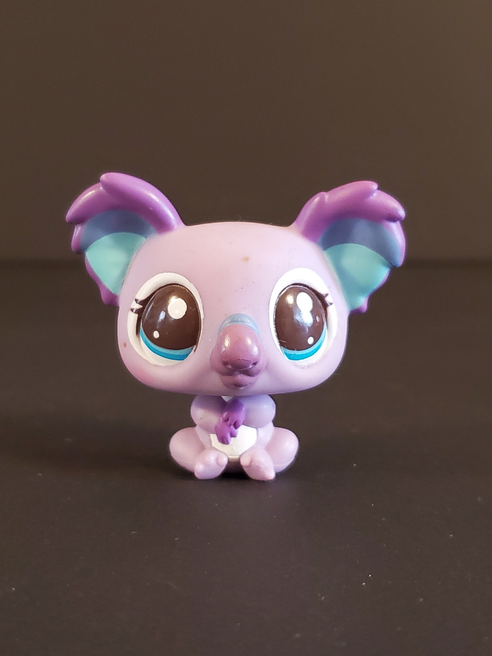 Littlest Pet Shop LPS Authentic 2501 Koala Bear Rare Purple Etsy