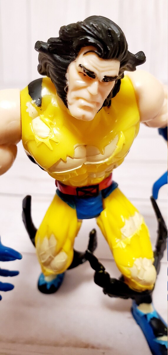 Vintage 1997 X Men X Force Toy Biz Wolverine Monster Armor Etsy