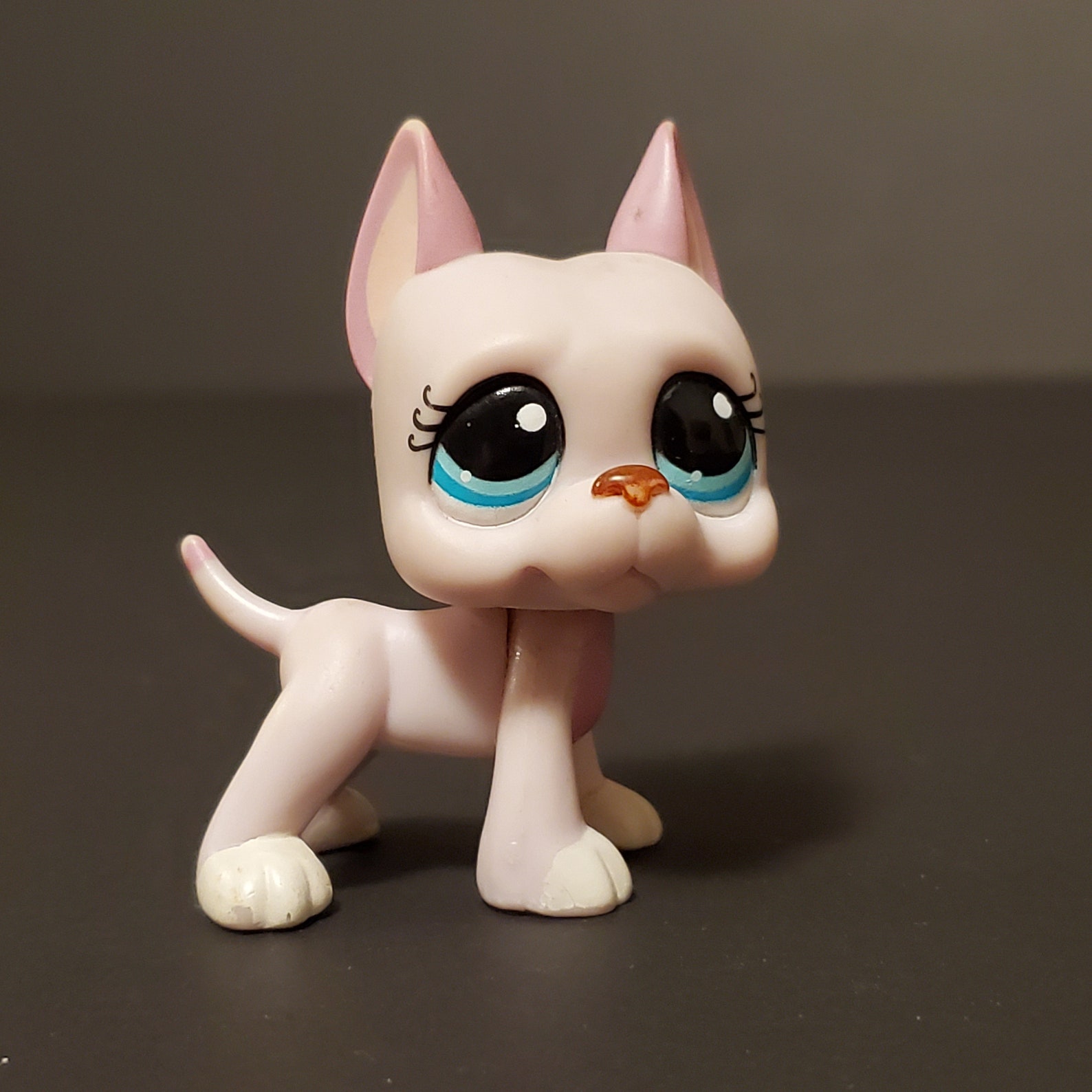 Littlest Pet Shop LPS Authentic Dog 1022 Pink Lavender Great Etsy