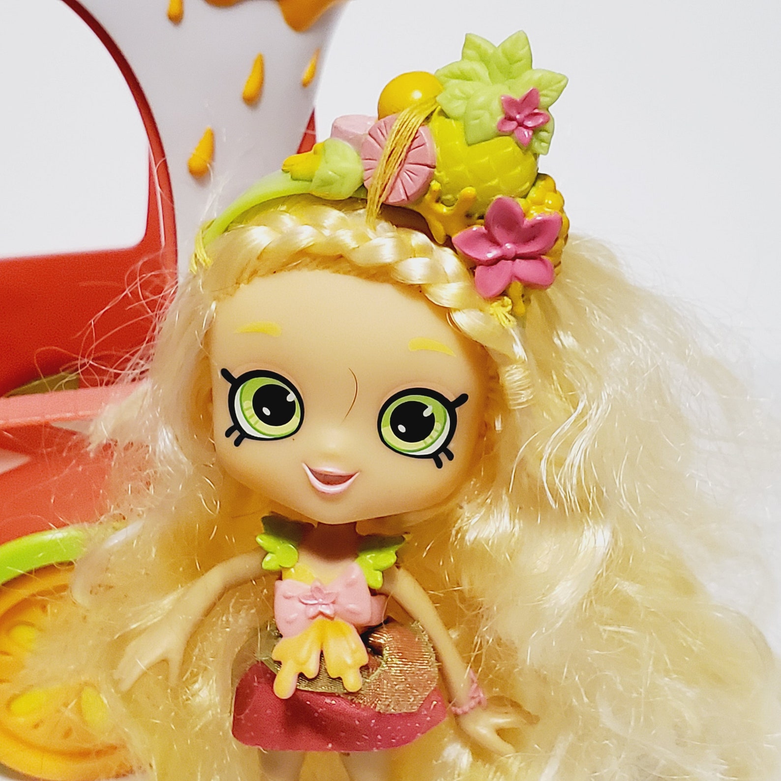 Shopkins Shoppies Pineapple Lily Doll with Smoothie Juice Etsy