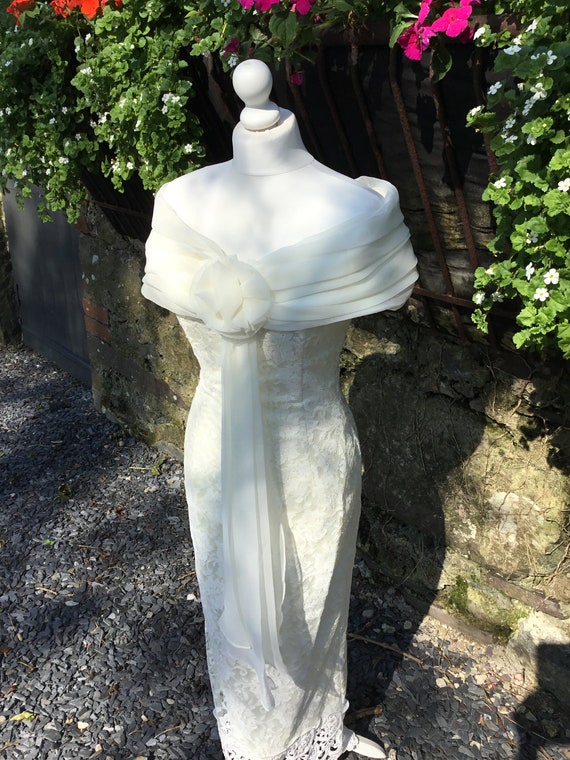 Vintage Scott MCClintock Handmade Wedding Dress Si