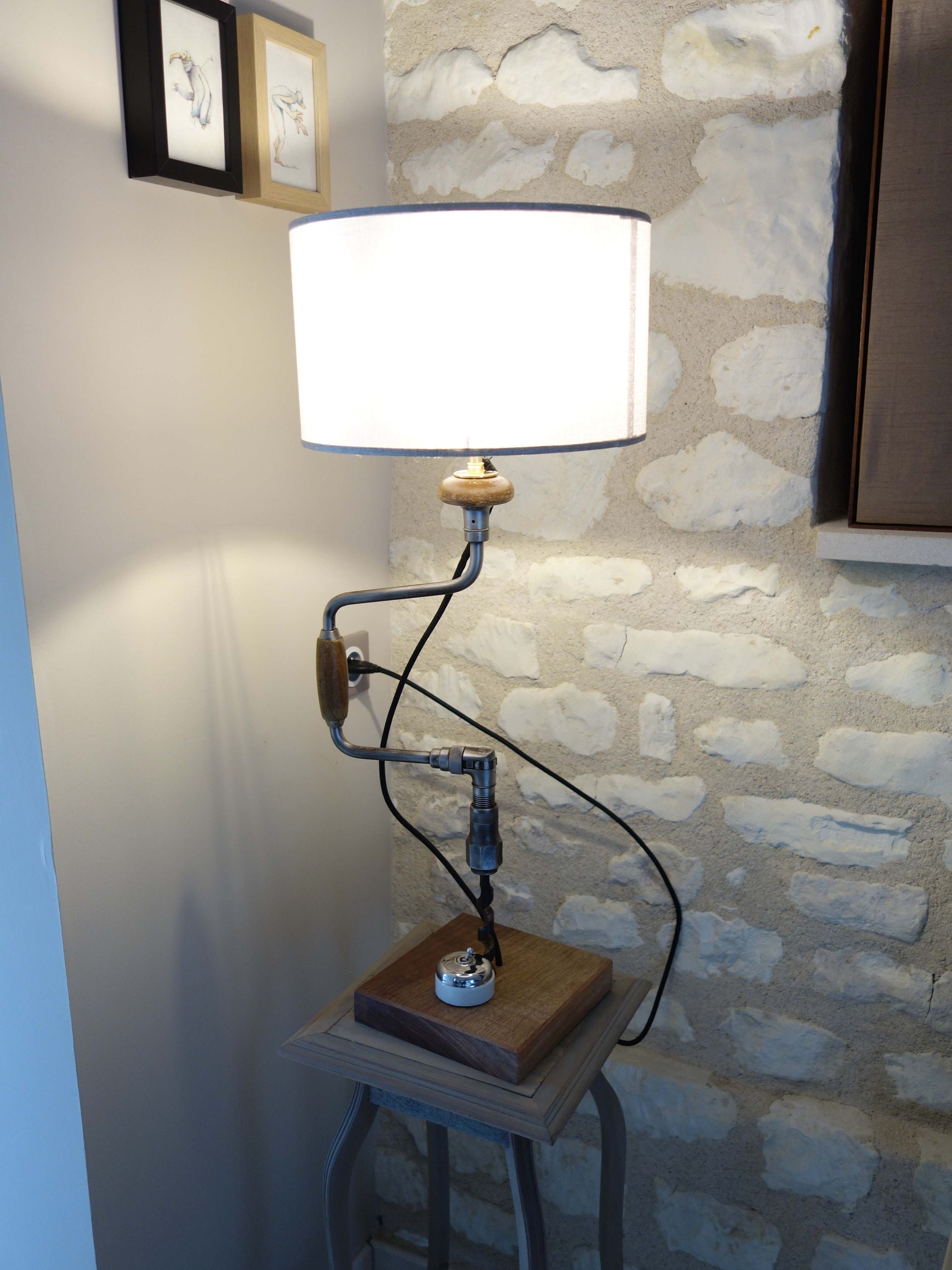 Lampe de Table Chignole Vilebrequin Vintage