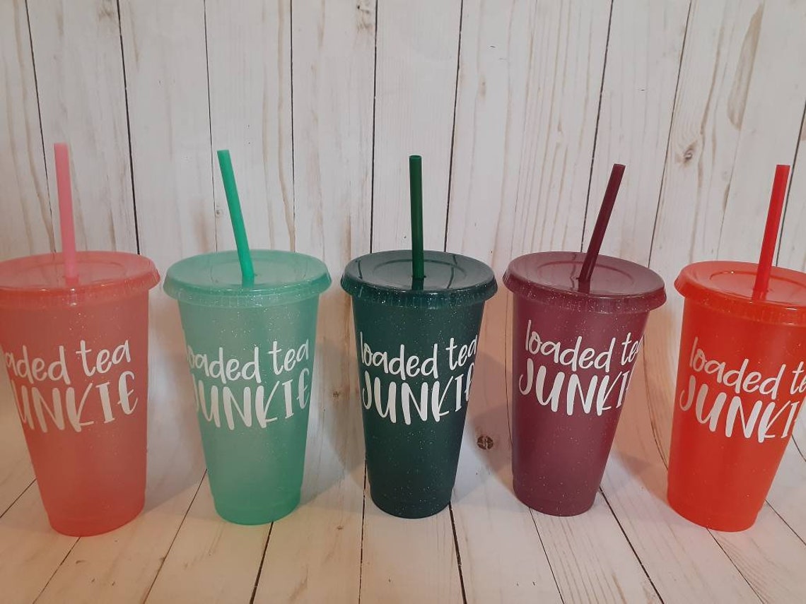 24 Oz Loaded Tea Junkie Tumbler. Great for Your Loaded Teas to Etsy