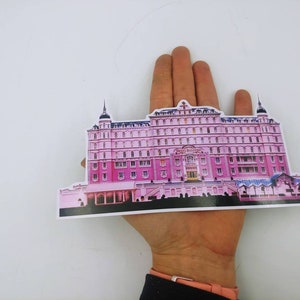 The Grand Budapest Hotel Inspired Key Chain/ Hotel Room # 142/ Republic of Zubrowka/Vintage Inspired Key Tag/Wes Anderson/Cult Classic/Film