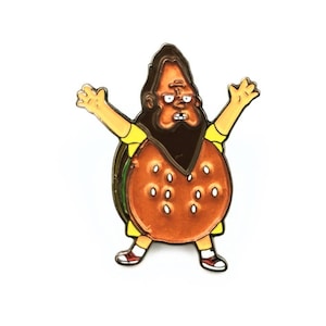 Beefsquash Pin/Bob&#39;s Burgers/ Gene Belcher/pop culture pin/ cartoon pin/wonder wharf/burger pin/fun pin/ fox/ adult swim/lapel pinenamel pin