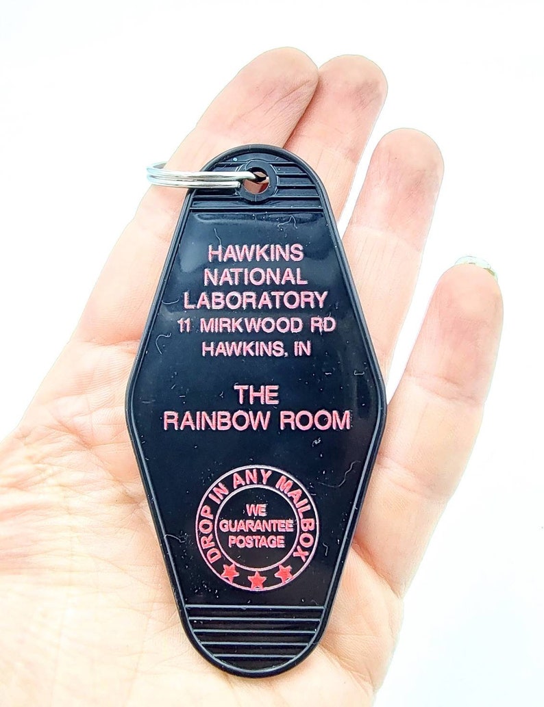 Fan Art Replica of Hawkins National Lab Rainbow Room Keychain - Etsy