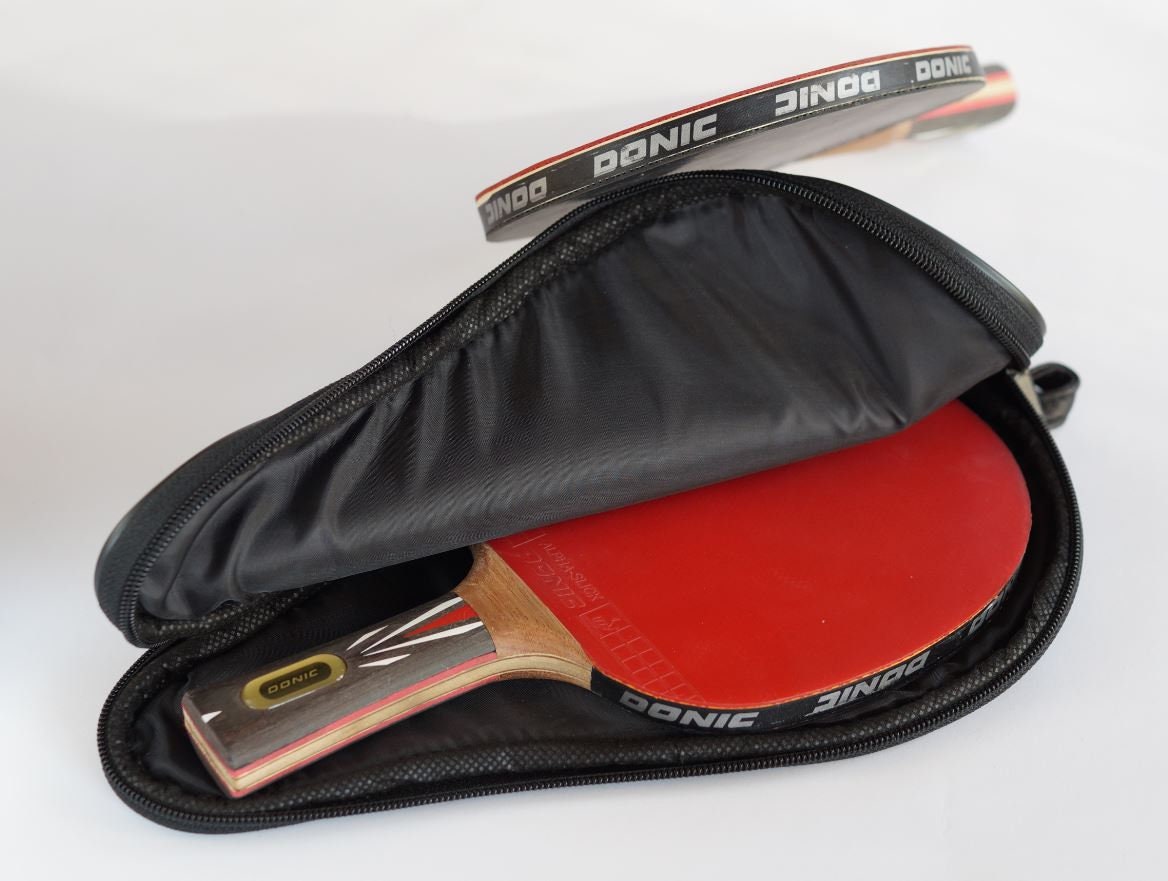 Table Tennis Bat Cover, Calf Leather Cover, Ping Pong Case, Leather