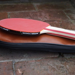 ping pong leather case bright brown image 5