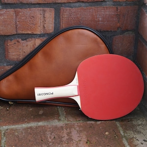 ping pong leather case bright brown image 1