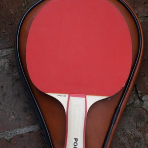 ping pong leather case bright brown image 4