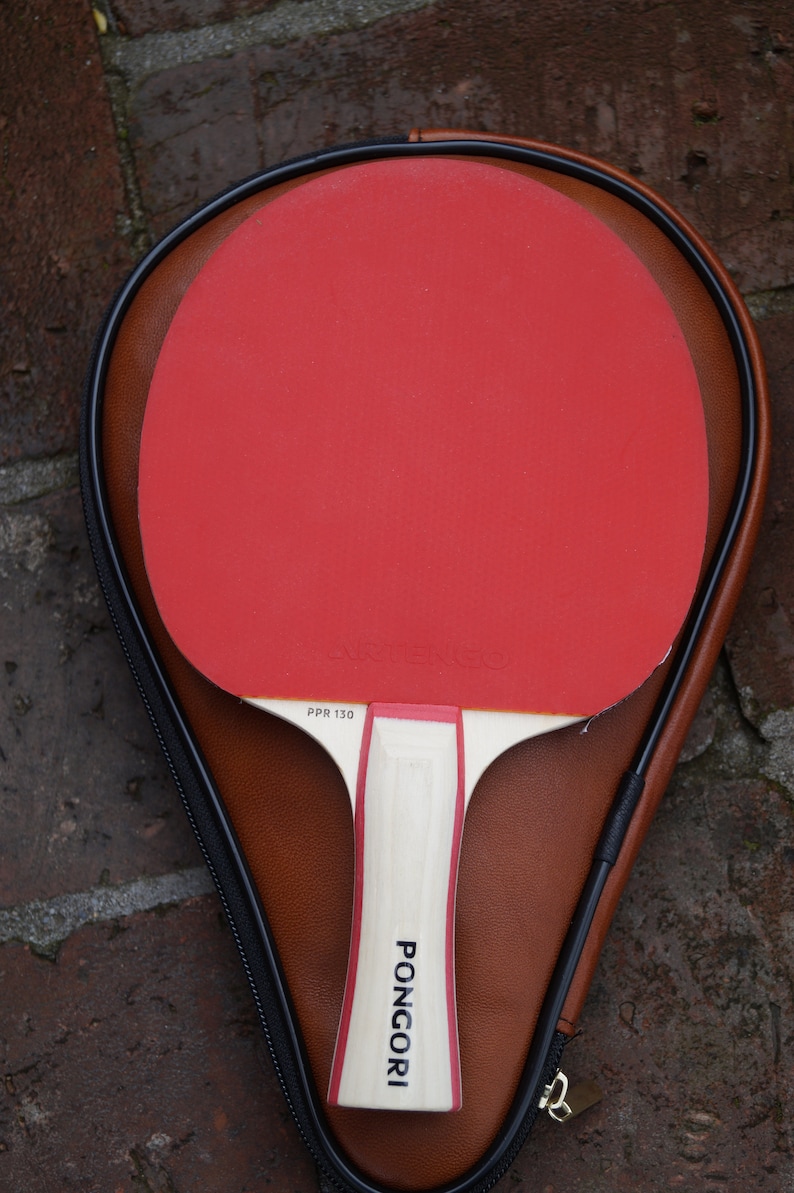 ping pong leather case bright brown image 4