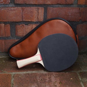 ping pong leather case bright brown image 7