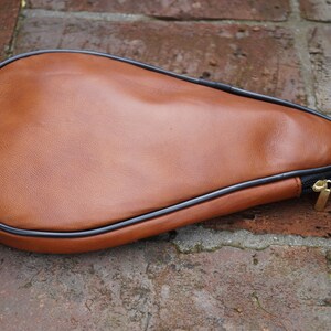 ping pong leather case bright brown image 2