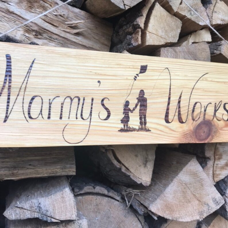 Personalized Wooden Sign Custom Wood Burned Signs Etsy