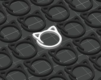 Marqueurs de point de crochet chats imprimés en 3D - Lot de 10