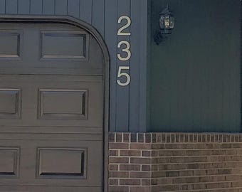 Stylish Design Stainless Steel Floating House/Door Numbers (8"/ 20cm)