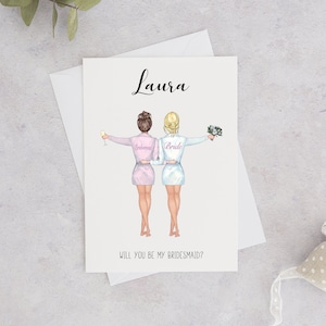 Bridesmaid Proposal Card | Will You Be My Bridesmaid Card | Maid of Honour Proposal | Bridesmaid Card