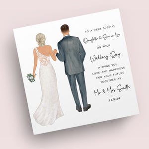 Belle-fille et gendre | le jour de votre mariage | Cadeaux de mariage