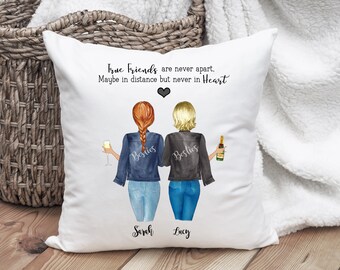 best friend pillow set