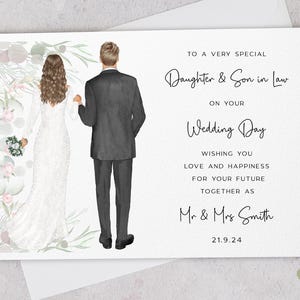 Nora e Genro | Cartão No Dia do Seu Casamento | Presentes de Casamento