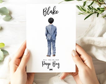 Will you be our Page boy Card | Page Boy Proposal | Page Boy Card | Wedding Cards | Card For Page Boy