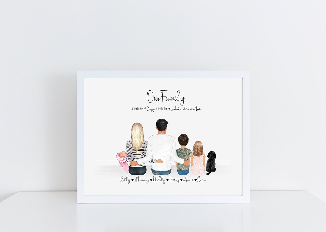 Personalised Family Print | Home Gift | Family Prints | Personalised ...