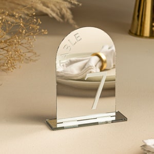 Arch Table Numbers | Table Numbers | Acrylic Table Numbers | Table Number Wedding , Centerpieces Luxury Decorations, Silver Table numbers