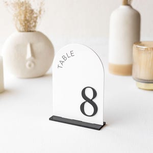 wedding table numbers - table numbers wedding - wedding reception table numbers - black table numbers - acrylic table numbers