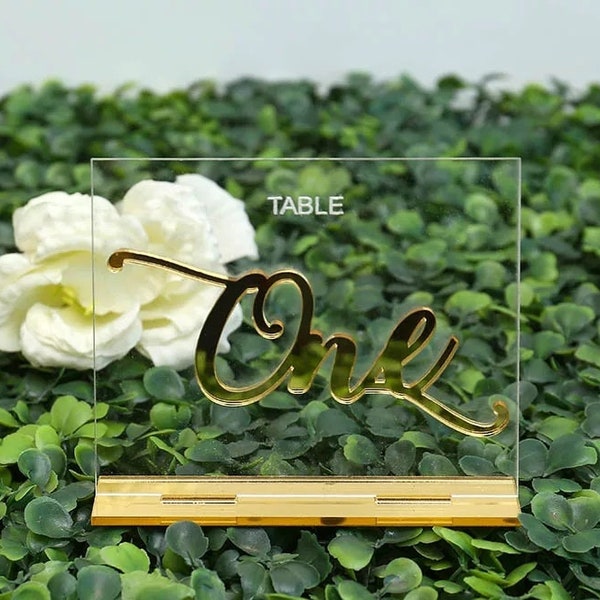 Framed Table Numbers Etsy