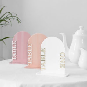 Acrylic Table Numbers | Arch Table Numbers | Table Numbers | Table Number Wedding , Centerpieces Luxury Decorations, Wedding Table Number