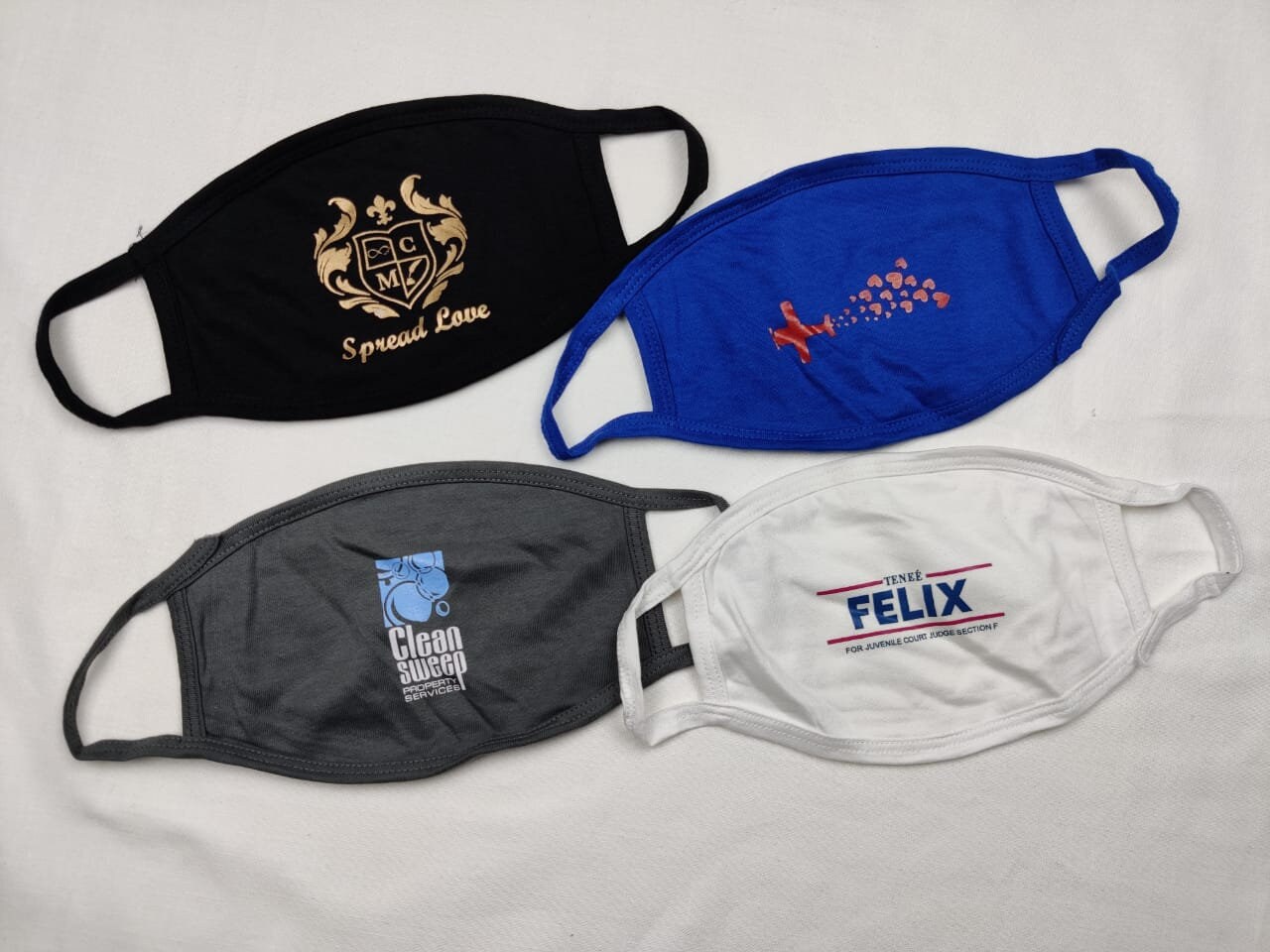 CUSTOM Facemask Printing Masks Custom Text Logo Maskswedding Etsy