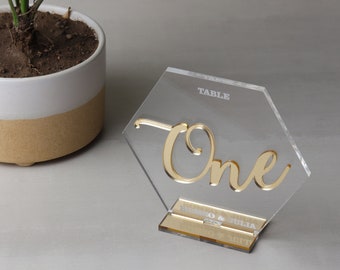 Gold Table Numbers | Table Numbers | Acrylic Table Numbers | Table Number Wedding , Centerpieces Luxury Decorations, Wedding Table Number