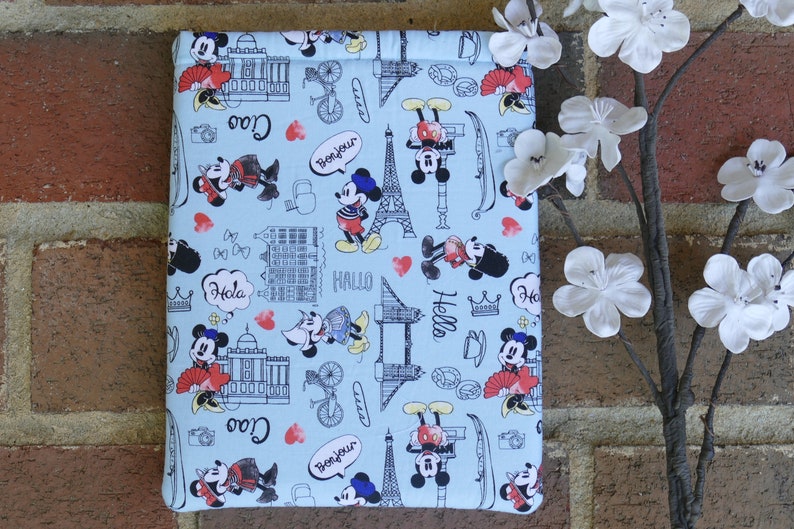 Disney Inspired Book Sleeve Book Lover Gift Tablet and image 0