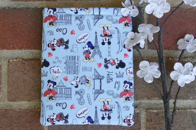 Disney Inspired Book Sleeve  Book Lover Gift  Tablet and image 0