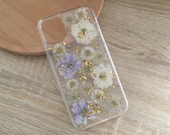 iPhone 15 13 14 12 Pro Max Case Real Pressed Dried Flower Cover case,SAMSUNG S23 S24 case,S20 S21 Plus Ultra Case,Google Pixel 7A 8 pro case