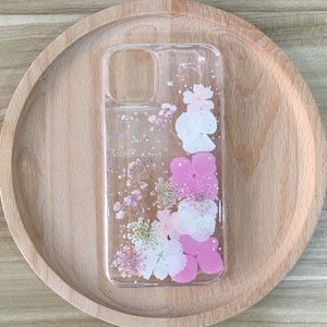 Botanical custom pressed real flower phone case for iPhone 17 16 15 14 13 pro max 16e,Samsung S25 S24 Ultra A16 A56,Google Pixel 9 10 pro 9A