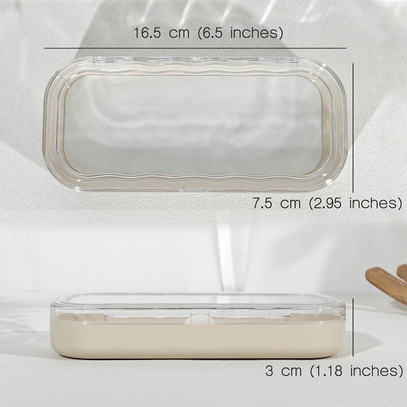 Pressat glasögonfodral med äkta blommor och rengöringsduk, reseask med anpassat namn för solglasögon, Ray Ban-hållare för smarta glasögon, present till skolstarten bild 6