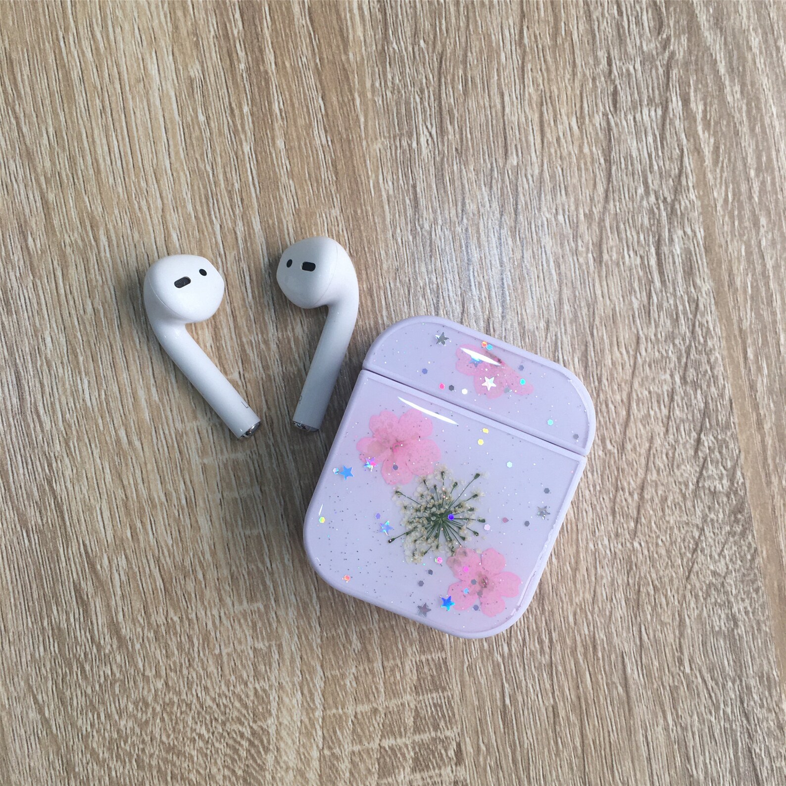 Pressed Real Dried Flower Airpods Pro Case Airpod Floral Pink Etsy