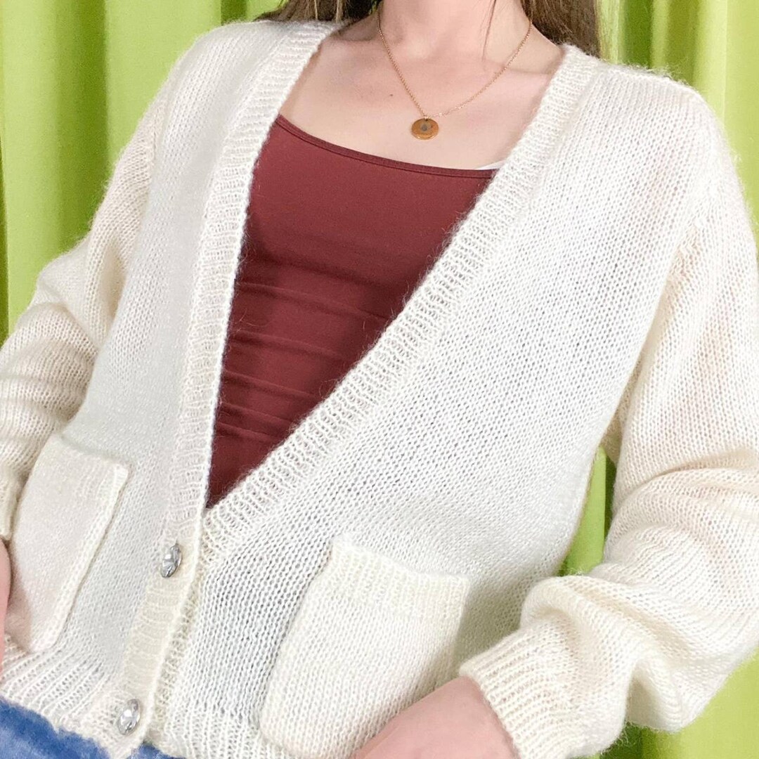 トップス Vintage mohair cardigan 60s Mohair Cloud Cardigan – VAUX VINTAGE