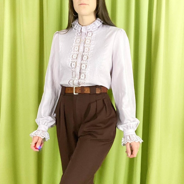 Lavender Blouse Etsy