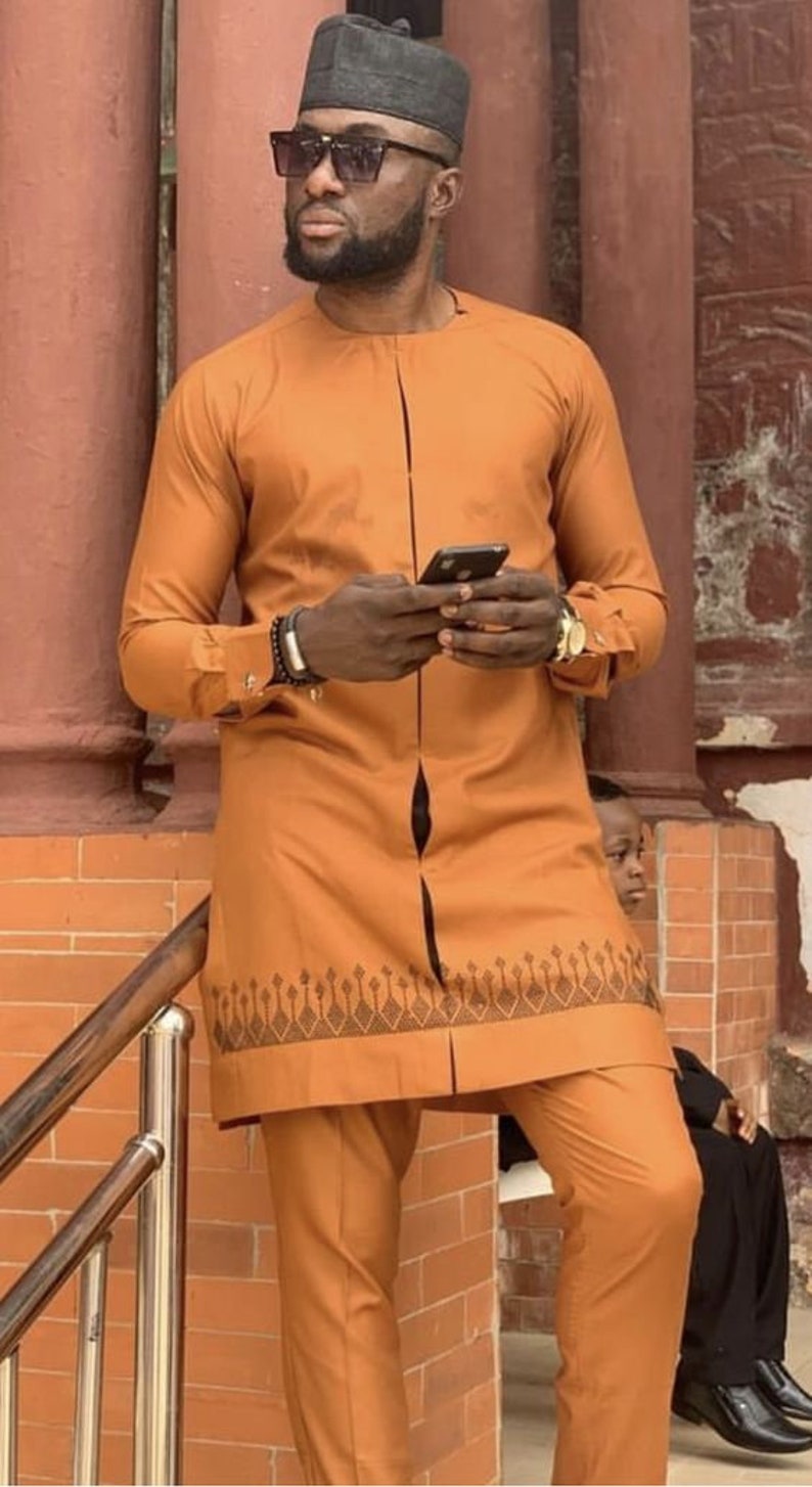 Dashiki African Men Clothing Dashiki Wedding Suit Two Piece Etsy