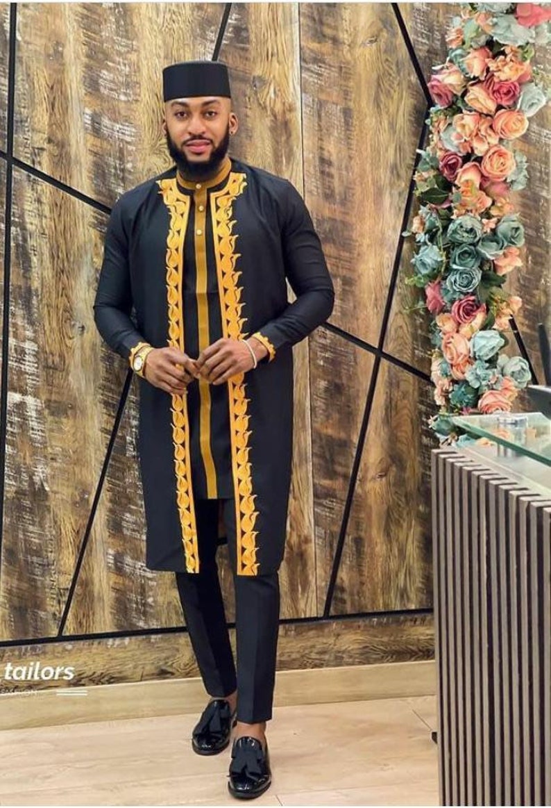 Africa Men Dashiki, 3 piece wear Africa Men Dashiki, 3 piece wear