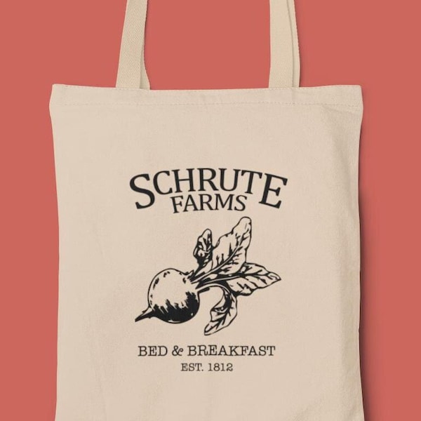 Schrute Farms Tote Bag, The Office Fan Gift
