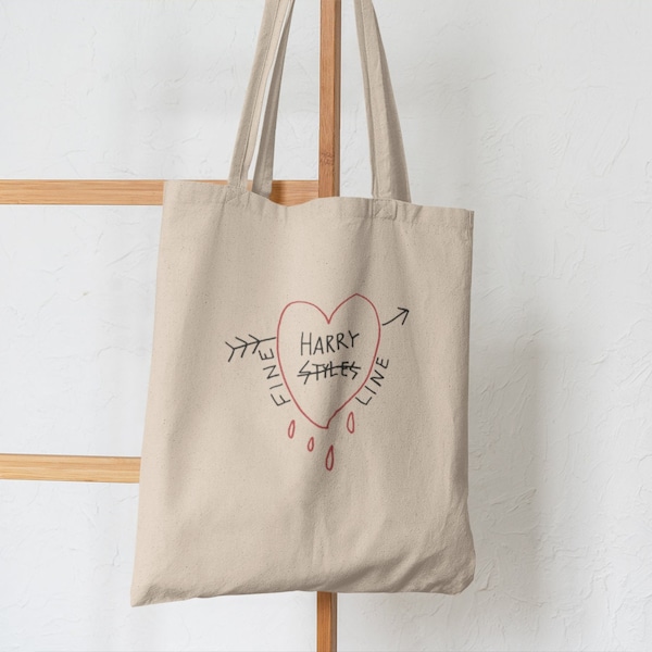 Harry Styles Fine Line Tote Bag | Harry Styles Tote Bag | Shopping Bag | Gift for Harry Styles Fans