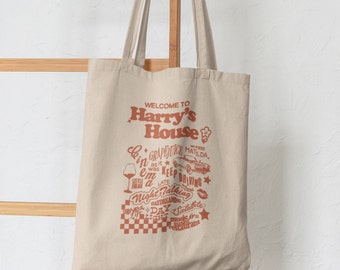 Harry Styles Tote Bag: Welcome to Harry&#39;s House Design