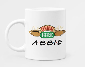 Personalised Friends Central Perk Mug | Coffee Mug | Mug for Tea | 11oz Ceramic Mug